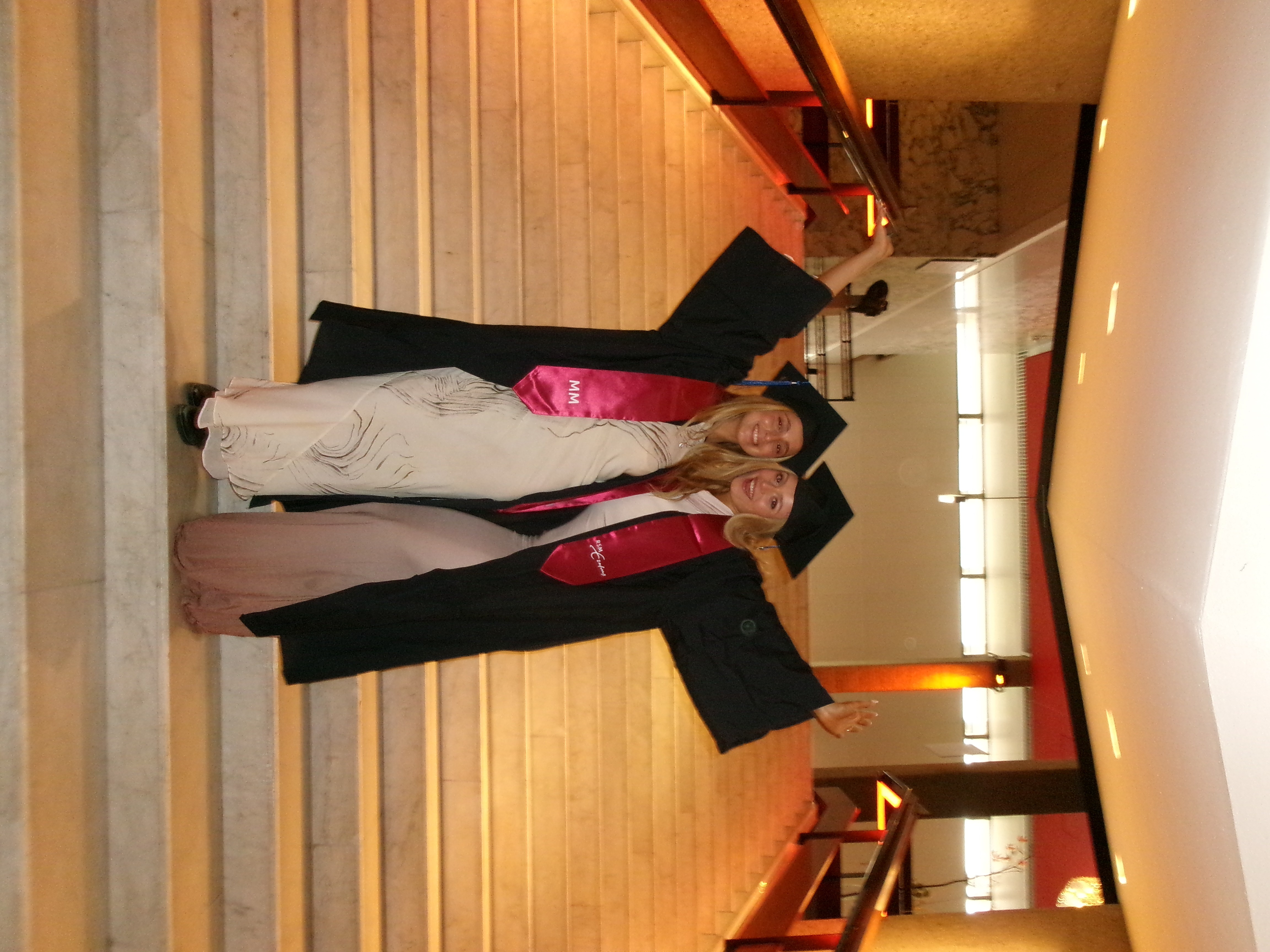 Graduation with friend